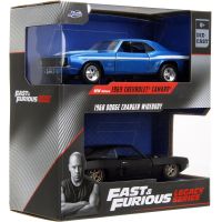 Jada Rýchlo a zbesilo Twin Pack Chevrolet Camaro 1969 a Dodge Charge Wide Body 1968, 1:32 Wave 6