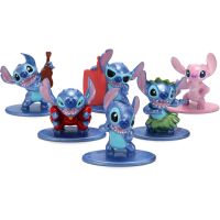 Jada Stitch Kovové zberateľské nanofigúrky 1,65 palca sada 6 ks 2