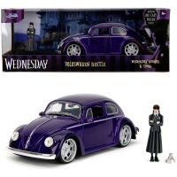 Jada Wednesday auto 1972 VW Beetle 1:24 a figúrka Wednesday