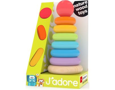 J'adore Dúhové krúžky na tyči - Poškodený obal