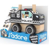 J'adore Skladacie Drevené policajné auto 2