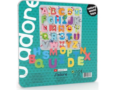 J'adore Vkladačka abeceda