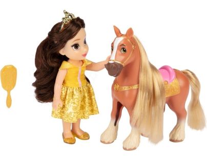 Jakks Bábika Disney Princezná Belle a koník Phillippe