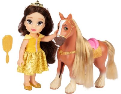 Jakks Bábika Disney Princezná Belle a koník Phillippe