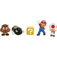 Jakks Sada 5 figúrok Super Mario 6 cm