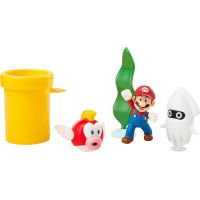 Jakks Sada 5 figúrok Super Mario Diorama 6 cm