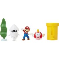 Jakks Sada 5 figúrok Super Mario Diorama 6 cm 4