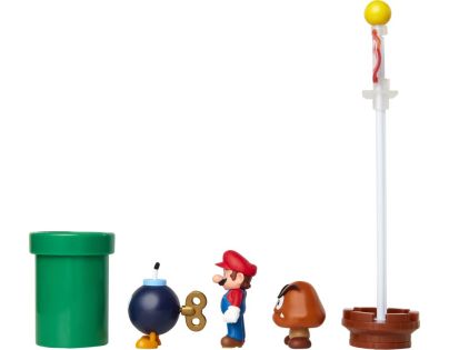 Jakks Sada figúrok Super Mario 6 cm Acorn plains