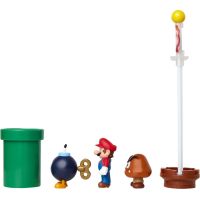 Jakks Sada figúrok Super Mario 6 cm Acorn plains 2