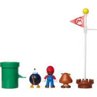 Jakks Sada figúrok Super Mario 6 cm Acorn plains 3