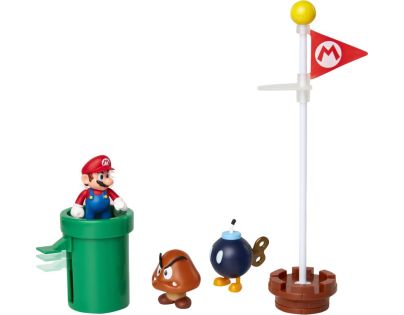 Jakks Sada figúrok Super Mario 6 cm Acorn plains
