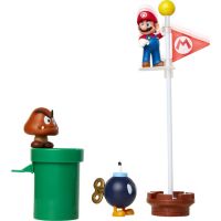 Jakks Sada figúrok Super Mario 6 cm Acorn plains 6