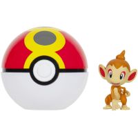 Jazwares Pokémon Clip N Go Poké Ball Chimchar a Repeat Ball