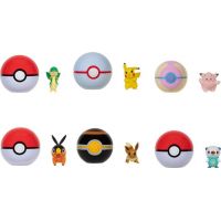 Pokémon Clip'n'Go Poké Ball Pikachu & Great Ball - Figurine 5cm Et Ball Officielle