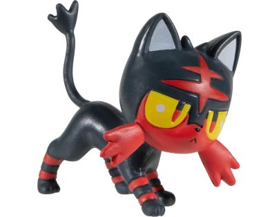 Jazwares Pokémon Clip N Go Poké Ball Litten a Dusk Ball - Poškodený obal