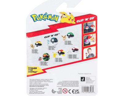 Jazwares Pokémon Clip N Go Poké Ball Litten a Dusk Ball - Poškodený obal