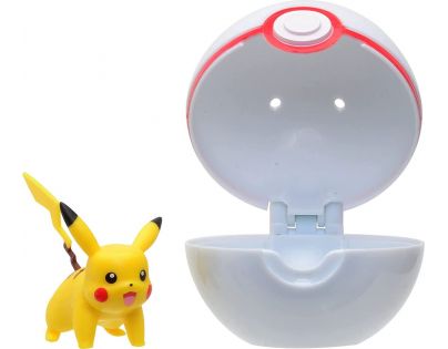 Jazwares Pokémon Clip N Go Poké Ball Pikachu a Premier Ball