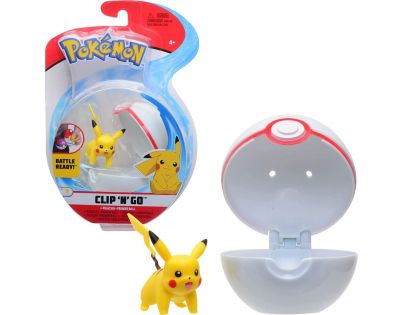 Jazwares Pokémon Clip N Go Poké Ball Pikachu a Premier Ball