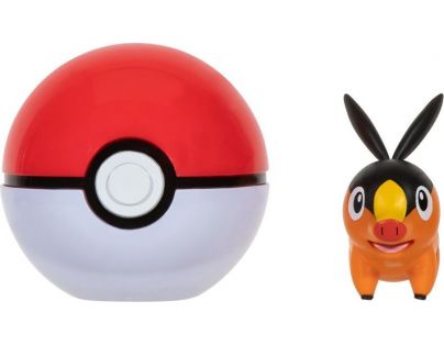 Jazwares Pokémon Clip N Go Poké Ball Tepig a Poké Ball