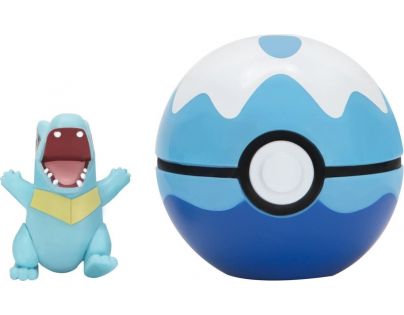 Jazwares Pokémon Clip N Go Poké Ball Totodile a Dive Ball
