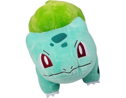 Jazwares Pokémon plyšový 20 cm IV Bulbasaur otevřené oči