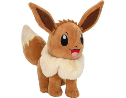 Jazwares Pokémon plyšový 20 cm IV Eevee s úsmevom
