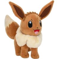 Jazwares Pokémon plyšový 20 cm IV Eevee s úsmevom