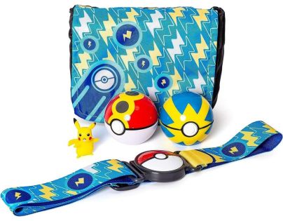 Jazwares Pokemon sada Clip 'N' Go Bandolier W2 Repeat Ball & Pikachu - Poškodený obal