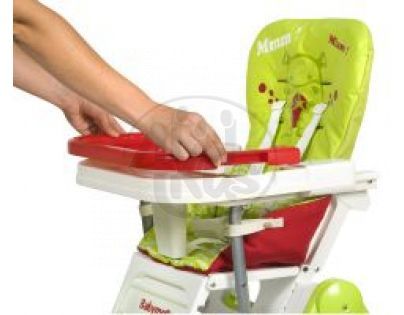 Babymoov 010001 - Jídelní židle Slim Green/Red