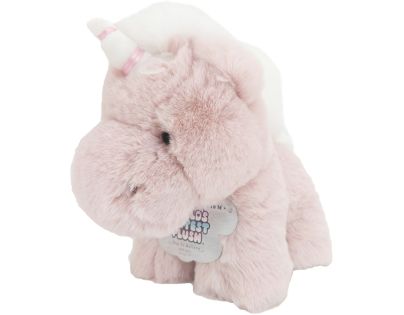 Jednorožec plyšový ružový 27 cm