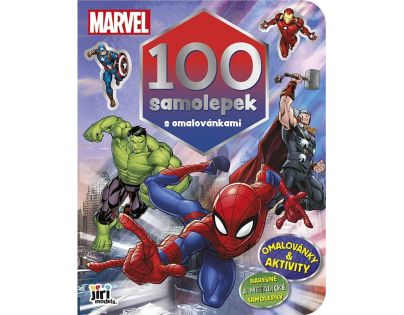 Jiri Models 100 samolepiek s omaľovánkami Marvel
