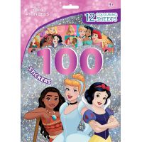 Jiri Models 100 samolepiek s omaľovánkovými listami Disney Princezné