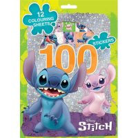 Jiri Models 100 samolepiek s omaľovánkovými listami Lilo a Stitch