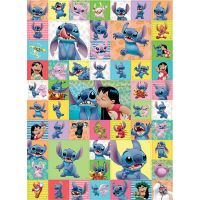 Jiri Models 100 samolepiek s omaľovánkovými listami Lilo a Stitch 3