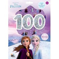 JIRI MODELS a.s. 100 metalických samolepiek s omaľovánkovými listami Ľadové kráľovstvo