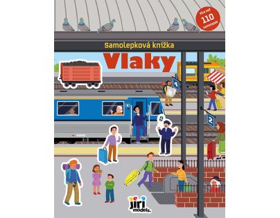 JIRI MODELS a.s. Samolepková knižka Vlaky