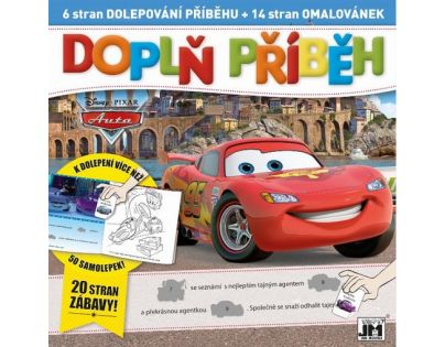 Cars Omalovánky Doplň příběh Auta