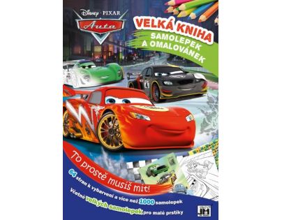 Jiri Models Cars Veľké knihy omaľovaniek a samolepiek