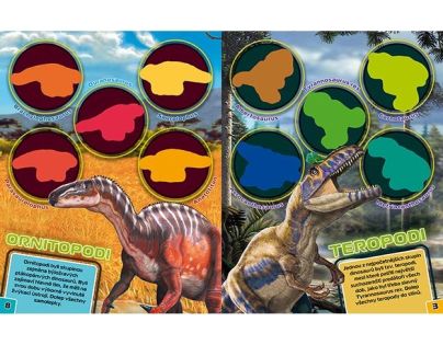 Jiří Models Dolep si svietiace samolepky Dinosaury