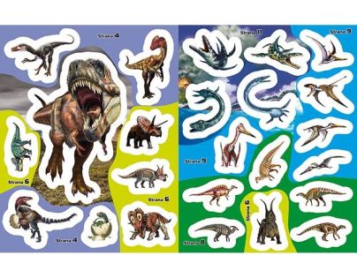 Jiří Models Dolep si svietiace samolepky Dinosaury