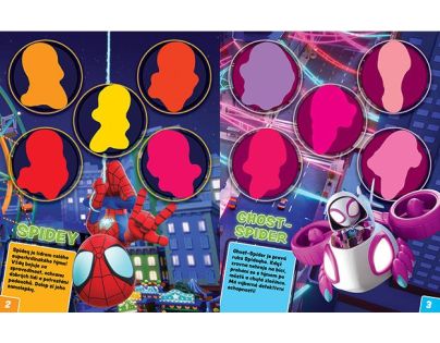 Jiří Models Dolep si svietiace samolepky Spidey