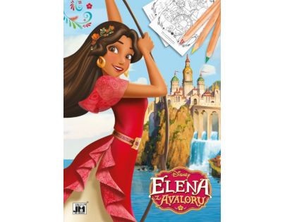 Jiří Models Elena z Avaloru omalovánky