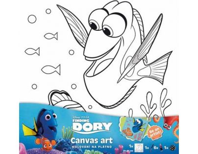 Hledá se Dory Malování na plátno Dory
