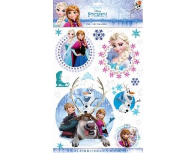 Jiri Models Ledové království 3D samolepky na zeď Frozen