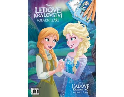 Ledové království Polární záře omalovánka
