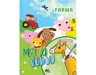 Jiri Models Maľuj vodou A4 Farma