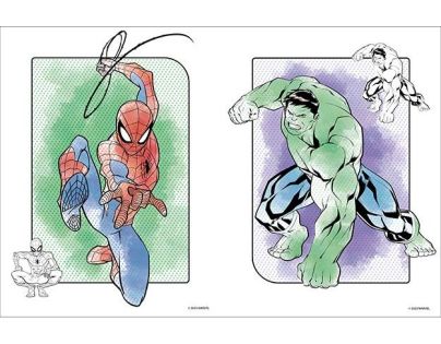 Jiri Models Maľuj vodou A4 Marvel