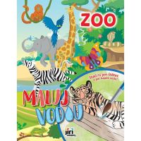 Jiří Models Maľuj vodou A4 Zoo