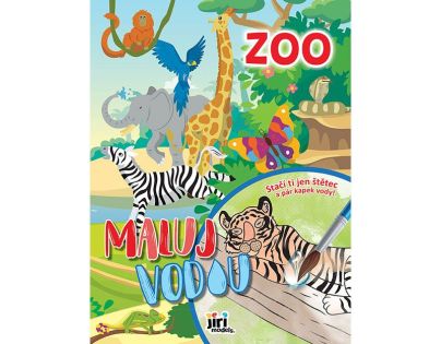 Jiří Models Maľuj vodou A4 Zoo
