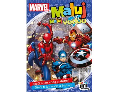 Jiri Models Maľuj vodou A5 Marvel
